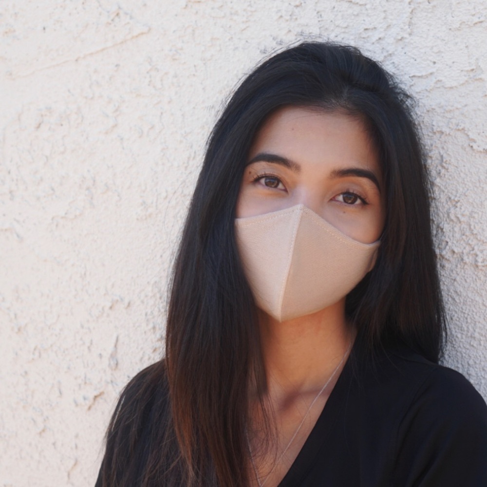 Beige facemask